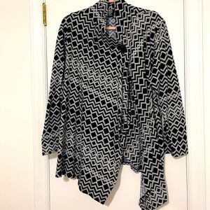 Plus size swing cardigan